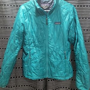 Women's teal zip up patagonia